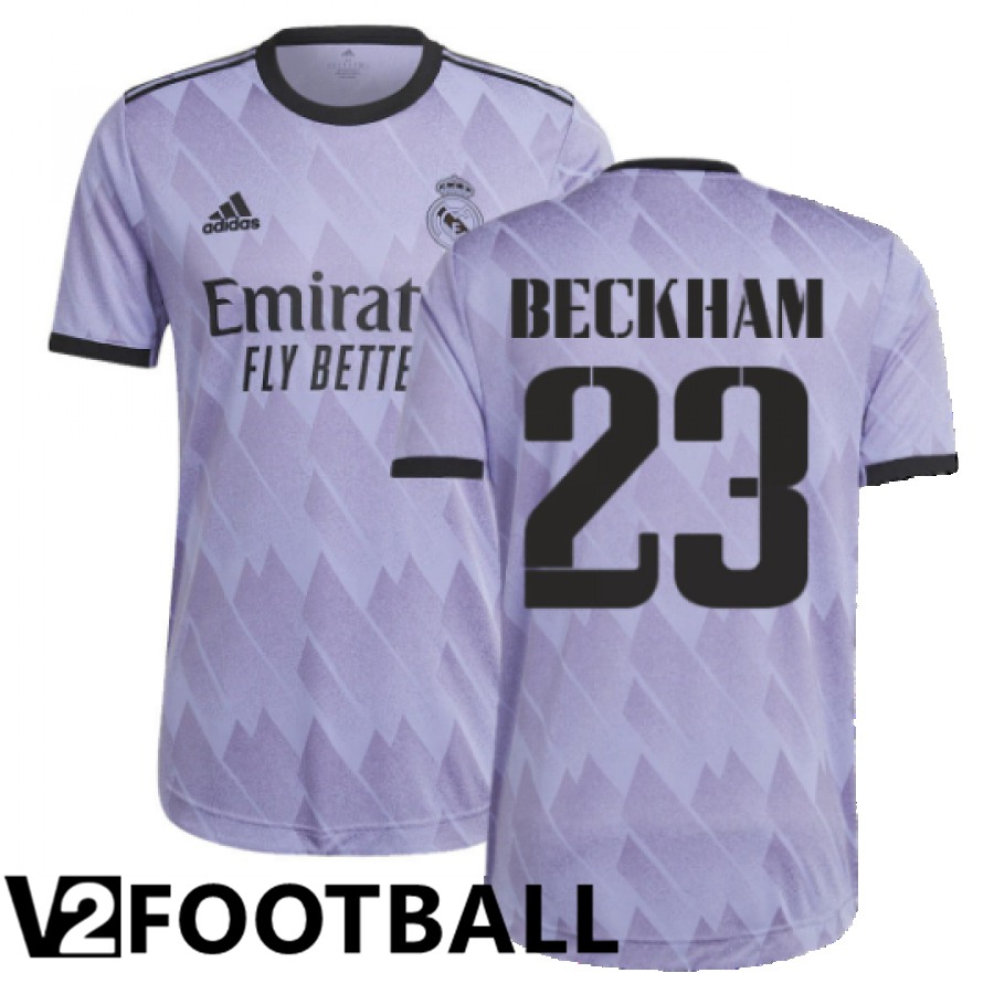 Real Madrid (Beckham 23) Away Shirts 2022/2023