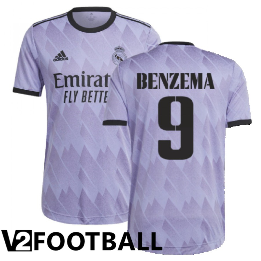 Real Madrid (Benzema 9) Away Shirts 2022/2023