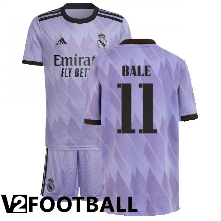 Real Madrid (Bale 11) Kids Away Shirts 2022/2023