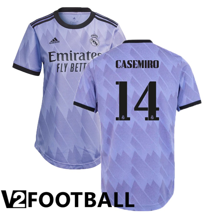 Real Madrid (Casemiro 14) Womens Away Shirts 2022/2023