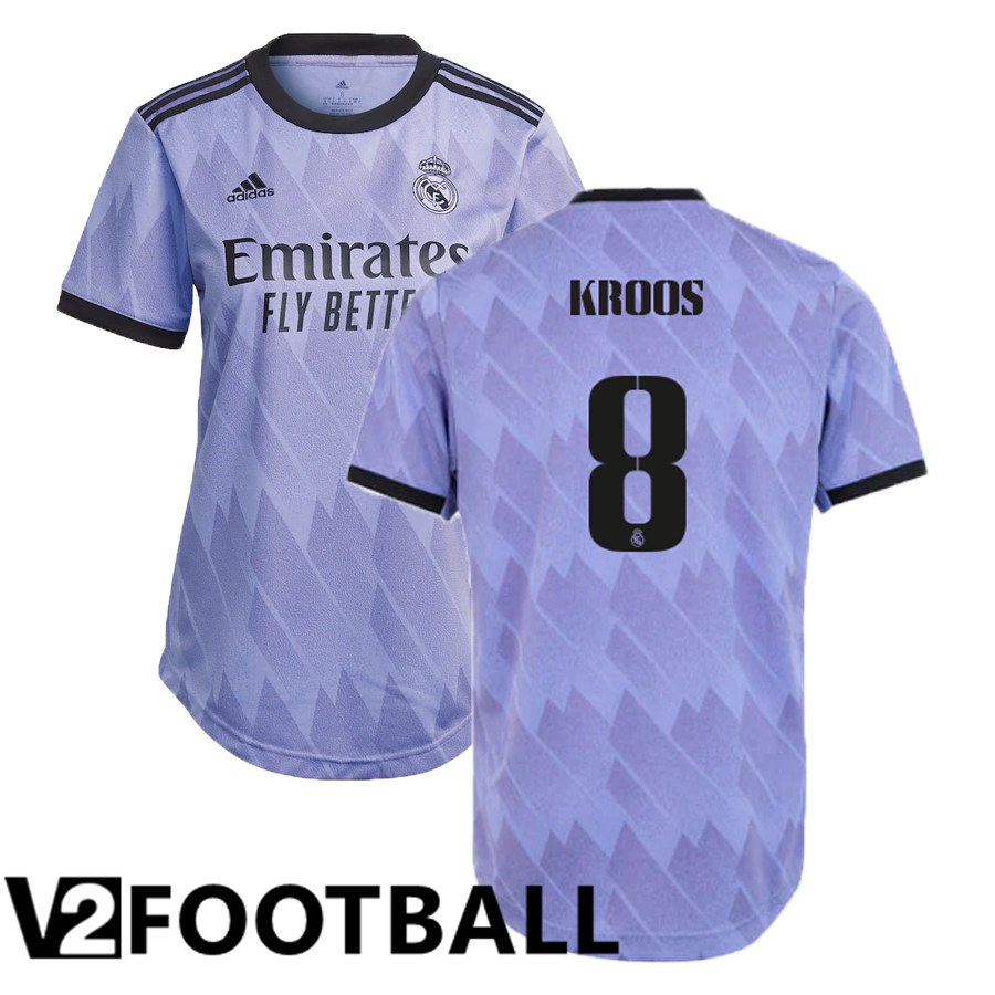 Real Madrid (Kroos 8) Womens Away Shirts 2022/2023