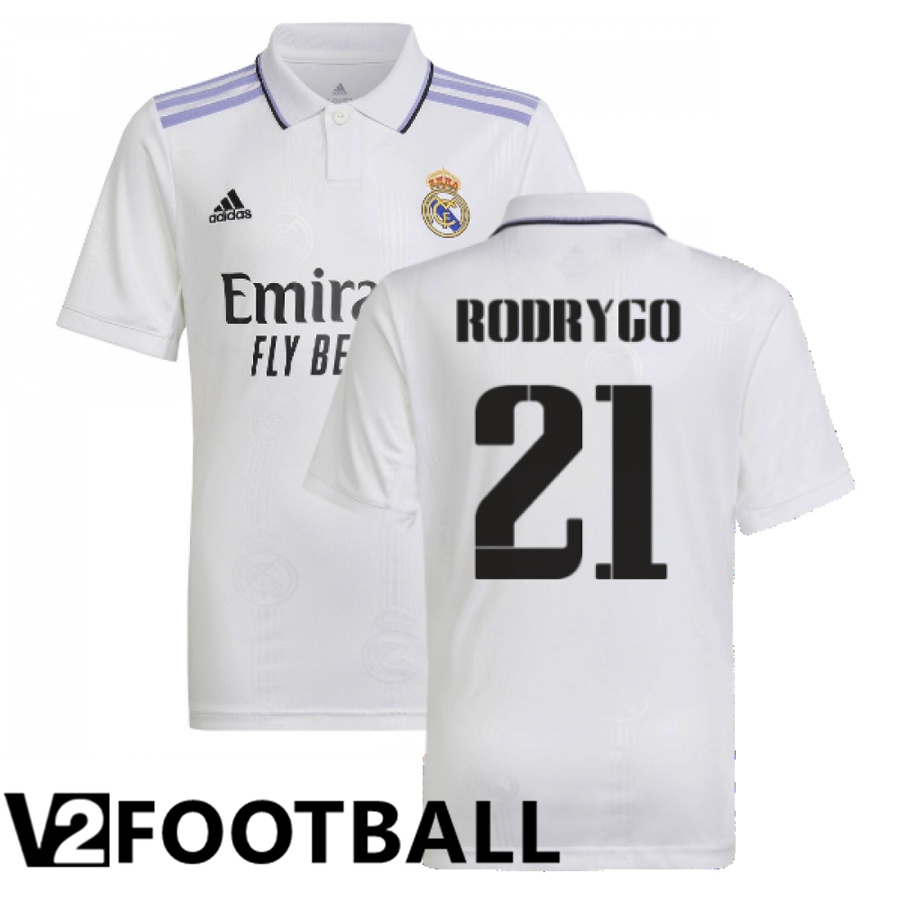 Real Madrid (Rodrygo 21) Home Shirts 2022/2023