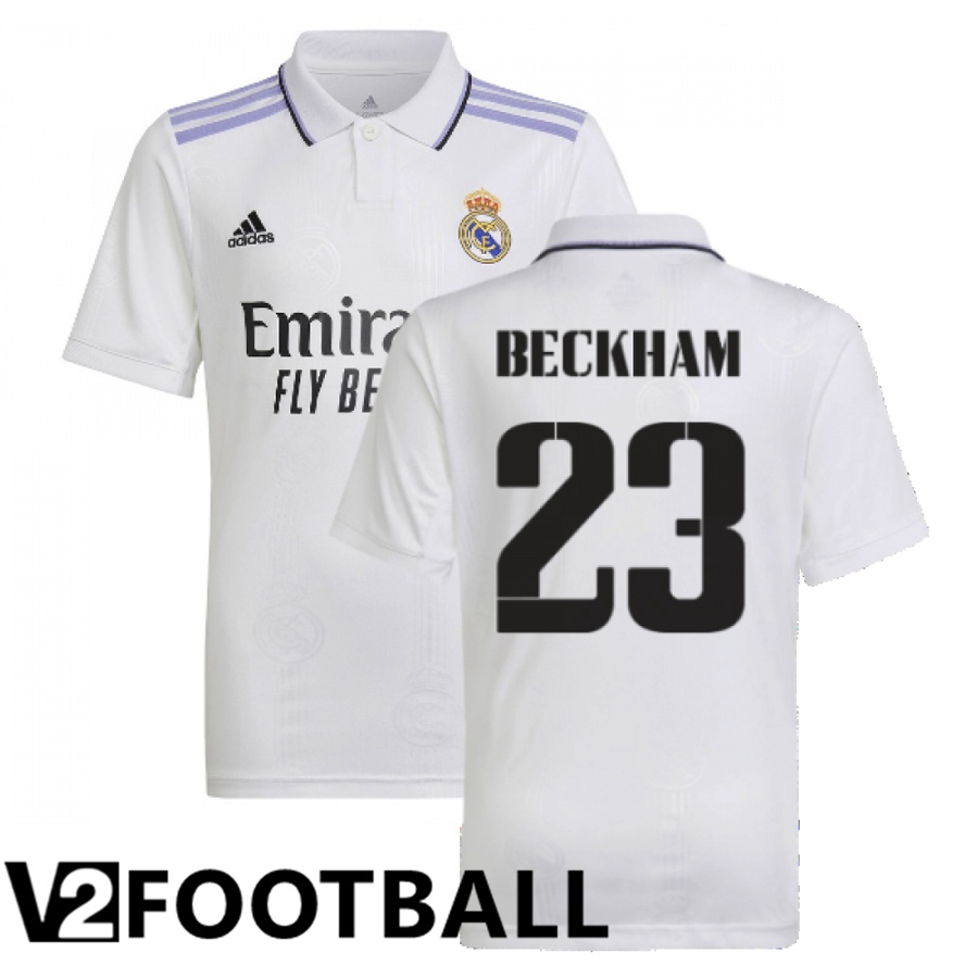 Real Madrid (Beckham 23) Home Shirts 2022/2023