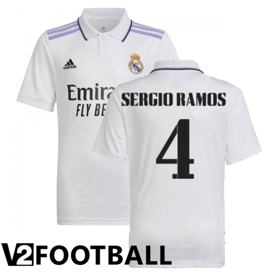 Real Madrid (Sergio Ramos 4) Home Shirts 2022/2023