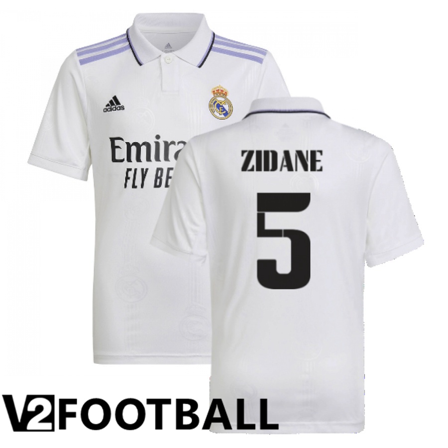 Real Madrid (Zidane 5) Home Shirts 2022/2023