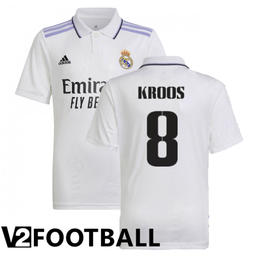 Real Madrid (Kroos 8) Home Shirts 2022/2023