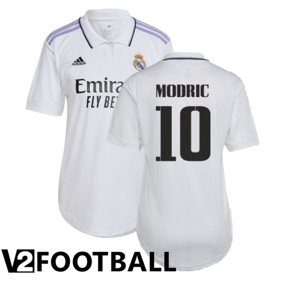 Real Madrid (Modric 10) Womens Home Shirts 2022/2023
