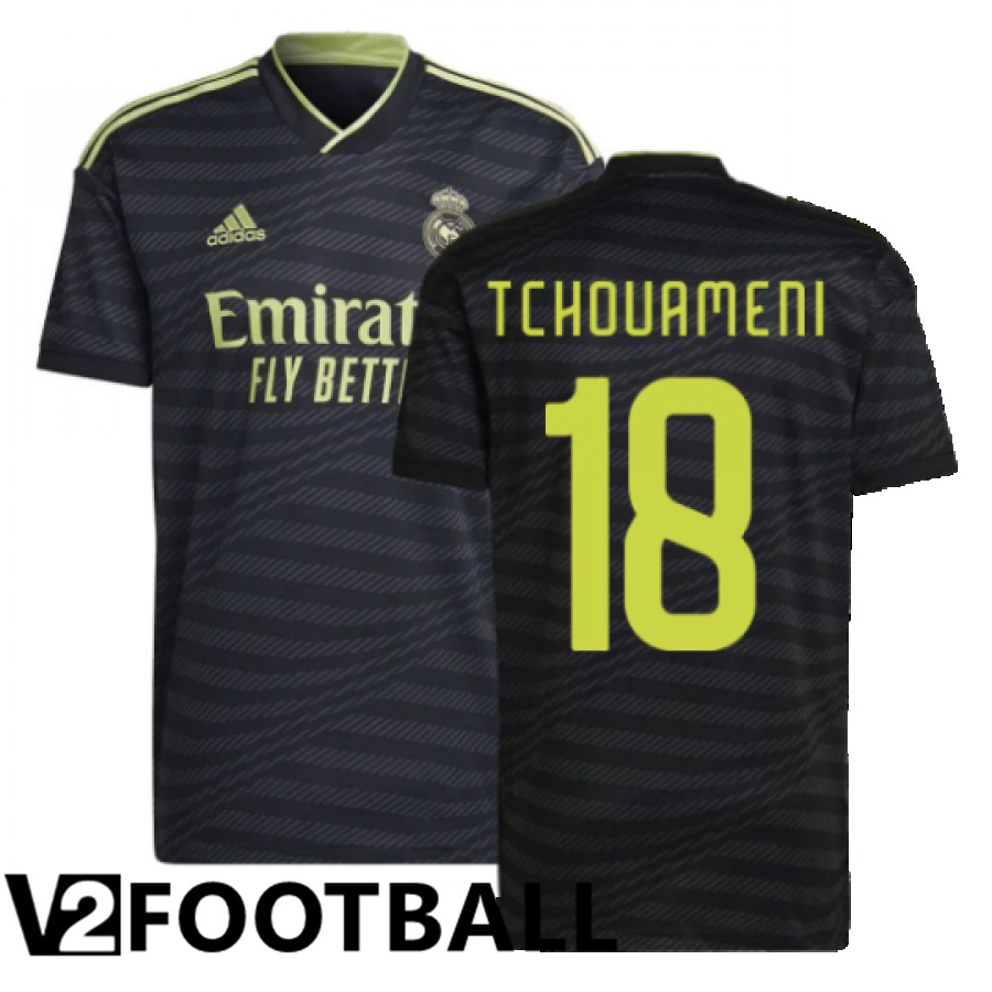 Real Madrid (Tchouameni 18) Third Shirts 2022/2023