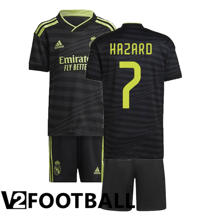 Real Madrid (Hazard 7) Kids Third Shirts 2022/2023
