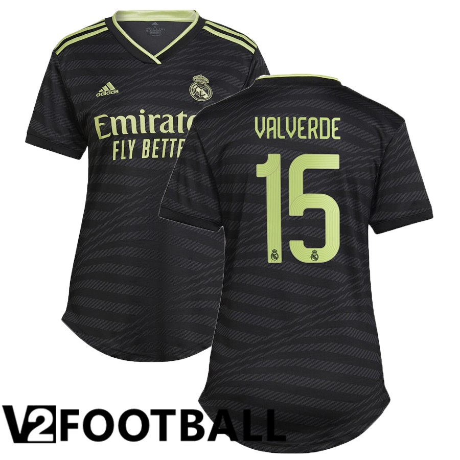 Real Madrid (ValGreen 15) Womens Third Shirts 2022/2023