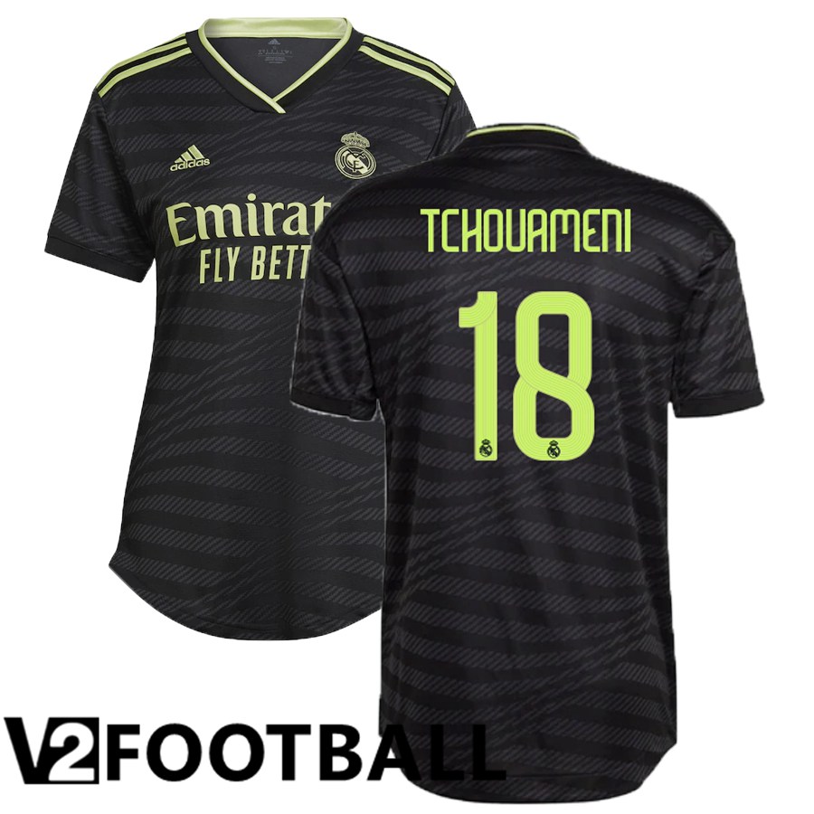 Real Madrid (Tchouameni 18) Womens Third Shirts 2022/2023