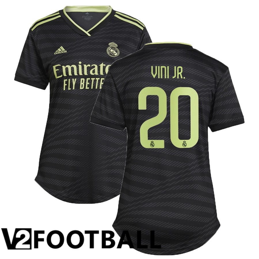 Real Madrid (Vini Jr 20) Womens Third Shirts 2022/2023