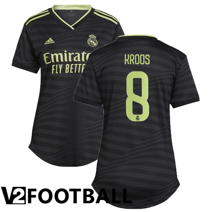 Real Madrid (Kroos 8) Womens Third Shirts 2022/2023