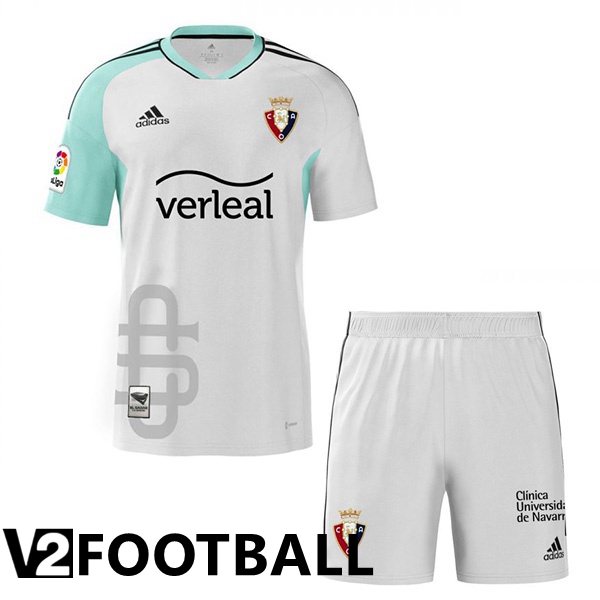 CA Osasuna Kids Third Shirts White 2022/2023