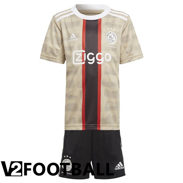 AFC Ajax Kids Third Shirts Brown 2022/2023