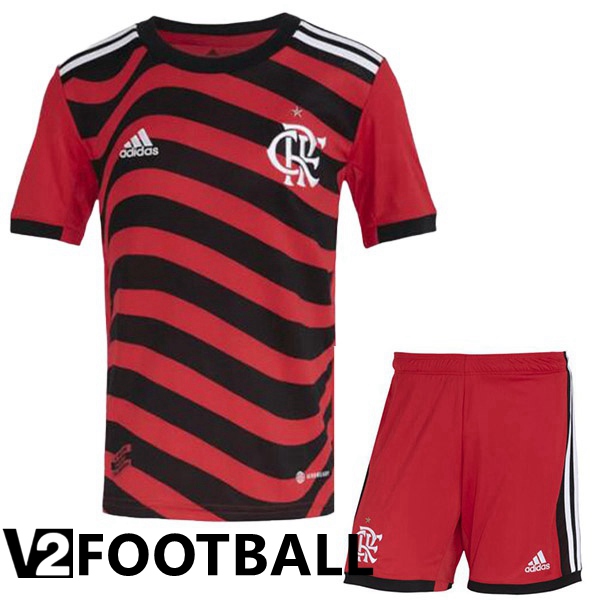 Flamengo Kids Third Shirts Red 2022/2023