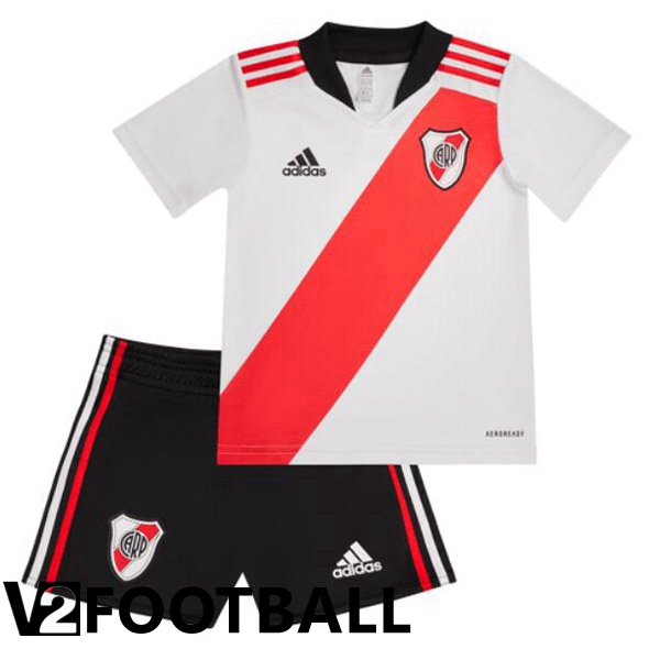 River Plate Kids Home Shirts White Red 2022/2023
