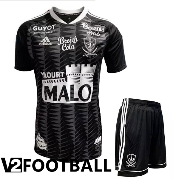 Stade Brestois Kids Third Shirts Black 2022/2023