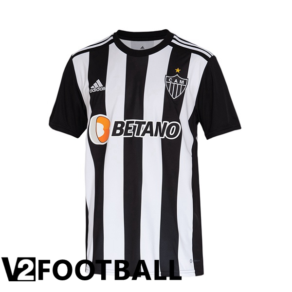 Atletico Mineiro Home Shirts Black White 2022 2023