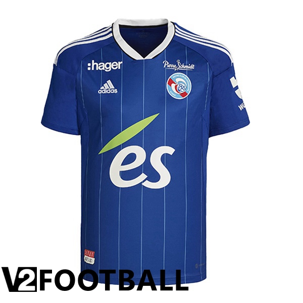 RC Strasbourg Home Shirts Blue 2022/2023