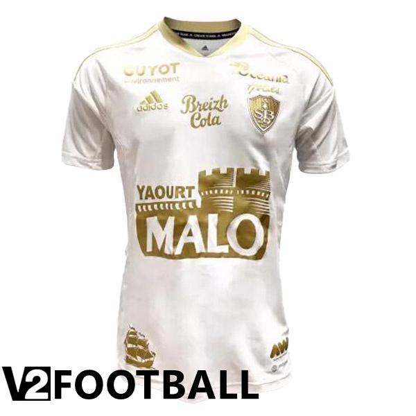 Stade Brestois Away Shirts White 2022/2023