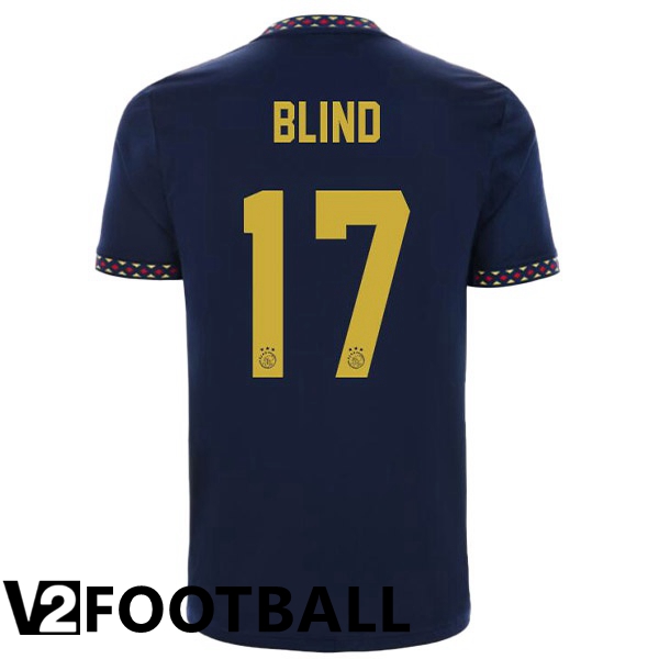 AFC Ajax (Blind 17) Away Shirts Black 2022/2023