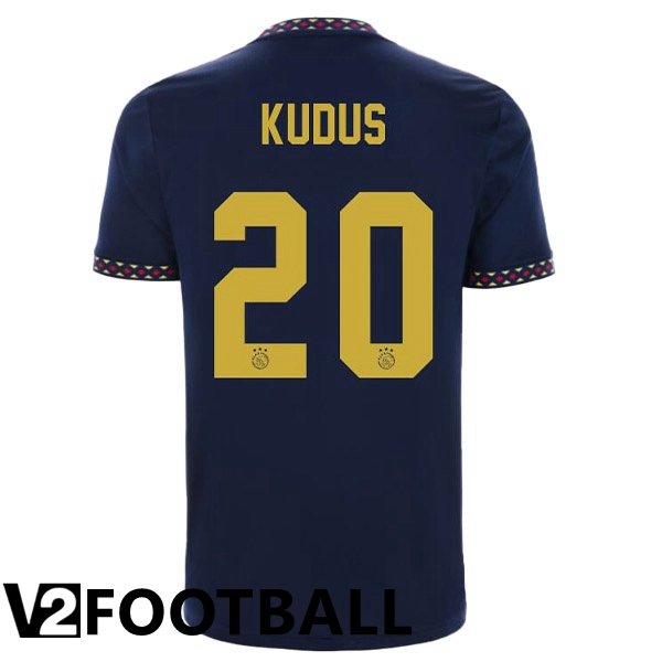 AFC Ajax (Kudus 20) Away Shirts Black 2022/2023