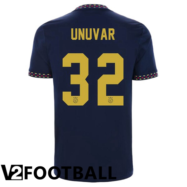 AFC Ajax (Unuvar 32) Away Shirts Black 2022/2023