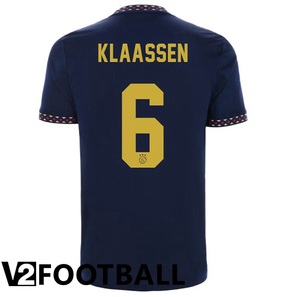 AFC Ajax (Klaassen 6) Away Shirts Black 2022/2023