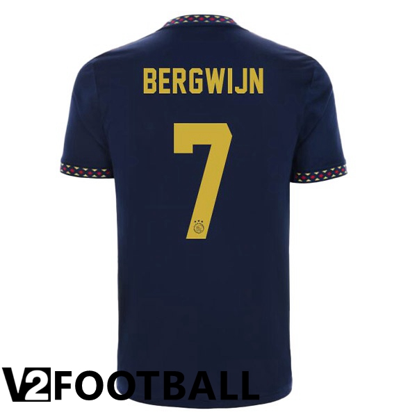 AFC Ajax (Bergwijn 7) Away Shirts Black 2022/2023