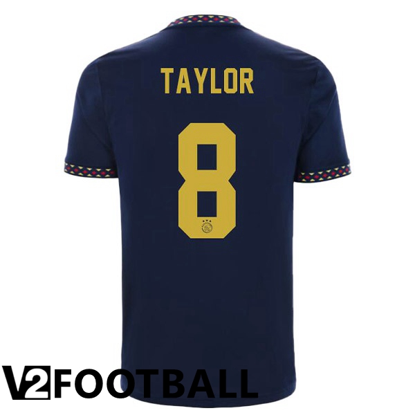 AFC Ajax (Taylor 8) Away Shirts Black 2022/2023