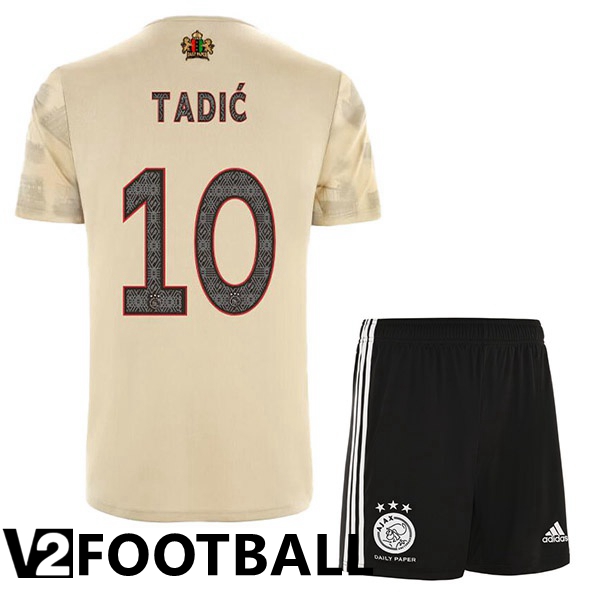 AFC Ajax (Tadić 10) Kids Third Shirts Brown 2022/2023