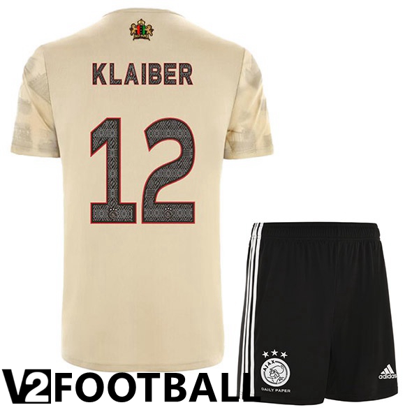 AFC Ajax (Klaiber 12) Kids Third Shirts Brown 2022/2023