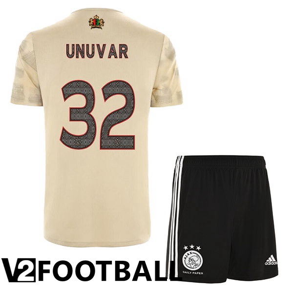 AFC Ajax (Unuvar 32) Kids Third Shirts Brown 2022/2023