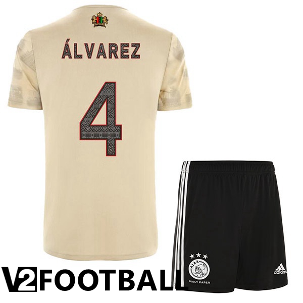AFC Ajax (Álvarez 4) Kids Third Shirts Brown 2022/2023