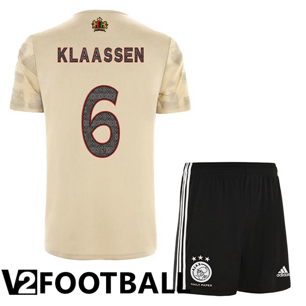 AFC Ajax (Klaassen 6) Kids Third Shirts Brown 2022/2023