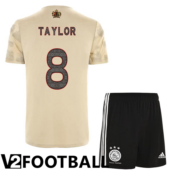 AFC Ajax (Taylor 8) Kids Third Shirts Brown 2022/2023