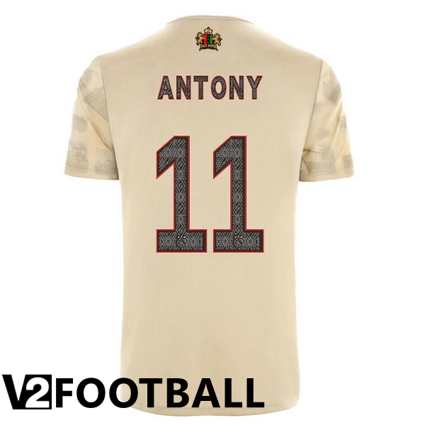 AFC Ajax (Antony 11) Third Shirts Brown 2022/2023