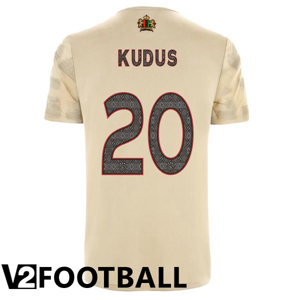 AFC Ajax (Kudus 20) Third Shirts Brown 2022/2023