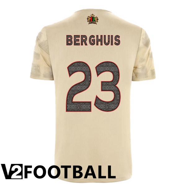 AFC Ajax (Berghuis 23) Third Shirts Brown 2022/2023