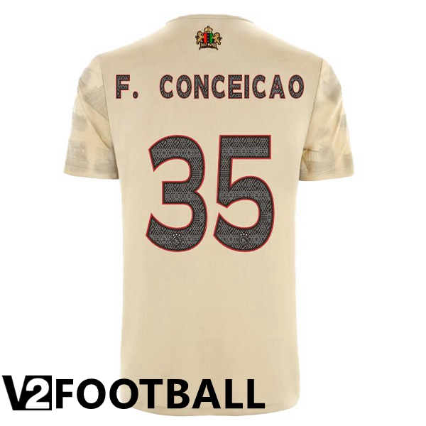 AFC Ajax (F. Conceicao 35) Third Shirts Brown 2022/2023