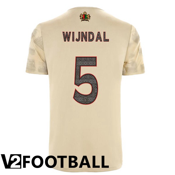 AFC Ajax (Wijndal 5) Third Shirts Brown 2022/2023