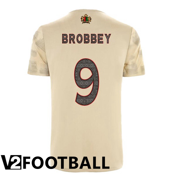 AFC Ajax (Brobbey 9) Third Shirts Brown 2022/2023