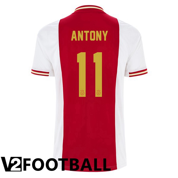 AFC Ajax (Antony 11) Home Shirts White Red 2022 2023