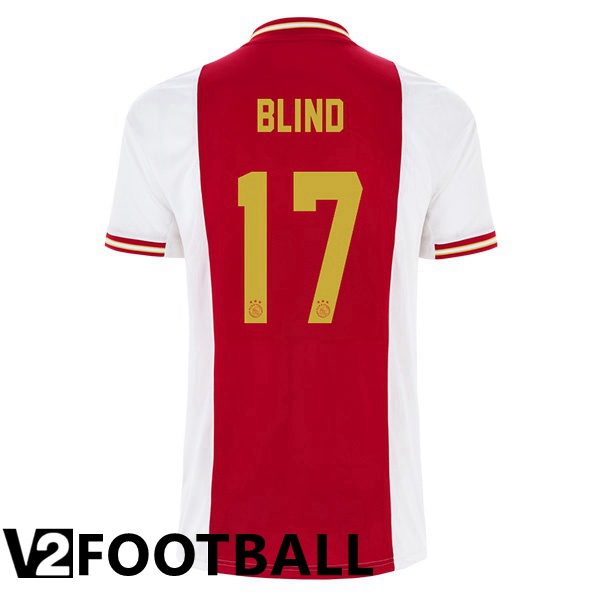AFC Ajax (Blind 17) Home Shirts White Red 2022 2023