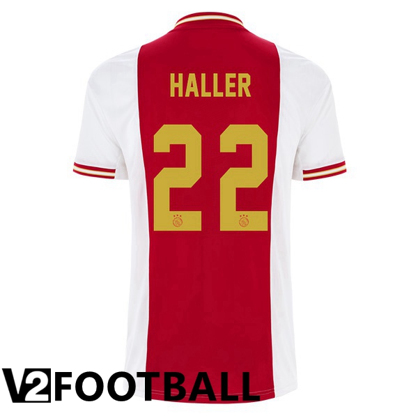 AFC Ajax (Haller 22) Home Shirts White Red 2022 2023