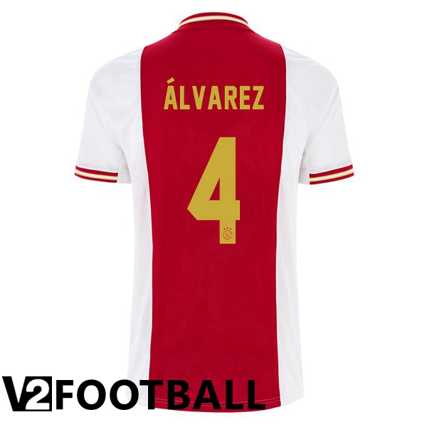 AFC Ajax (Álvarez 4) Home Shirts White Red 2022 2023