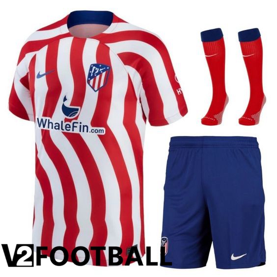 Atletico Madrid Home Shirts (Shorts + Sock) 2022/2023
