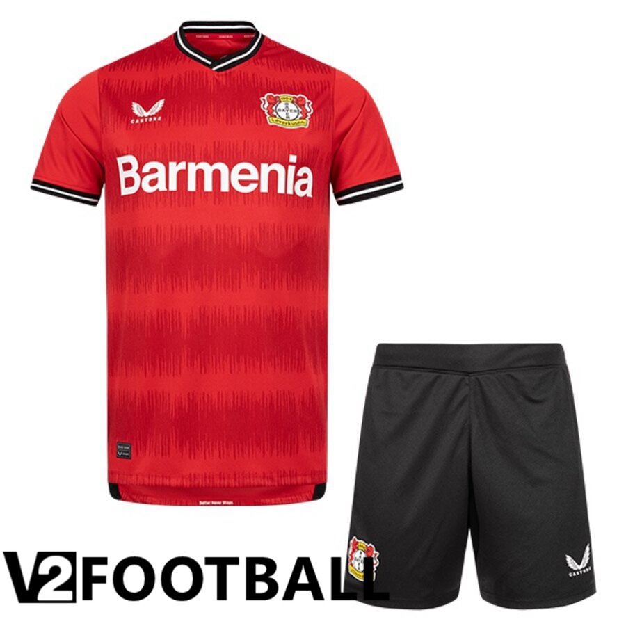 Bayer 04 Leverkusen Kids Home Shirts 2022/2023