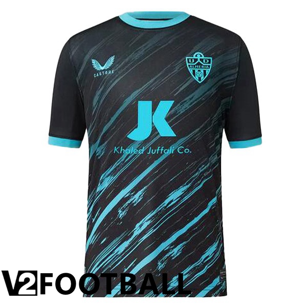 UD Almeria Away Shirts Black Blue 2022/2023